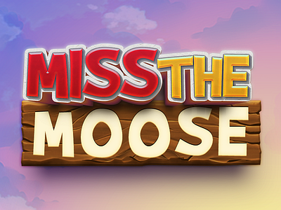 Miss the Moose Logo car game illustration logo moose race racing