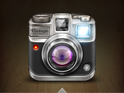 A Camera App Icon camera icon ios iphone lens vintage weird