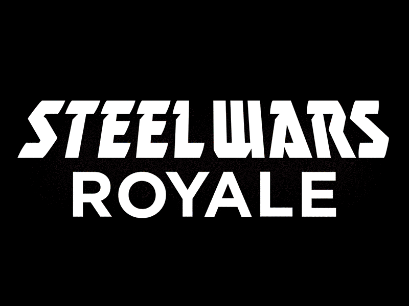 Steel Wars Royale Game Logo Redesign #1 battle game gun iron logo machine mecha robot steel war