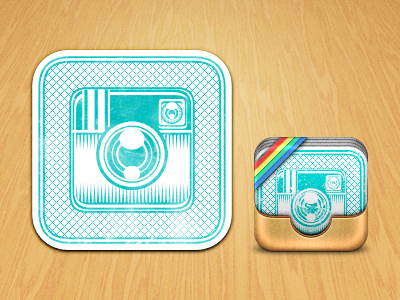 Instamatch Icon card games icon instagram ios ipad iphone matching photos splash weird wood