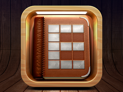 iOS Bookshelf App Icon
