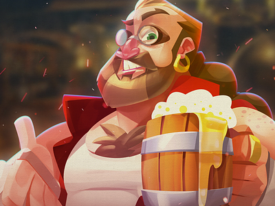 Character Design: Balthazar avatar balthazar beard beer character drunk mascot