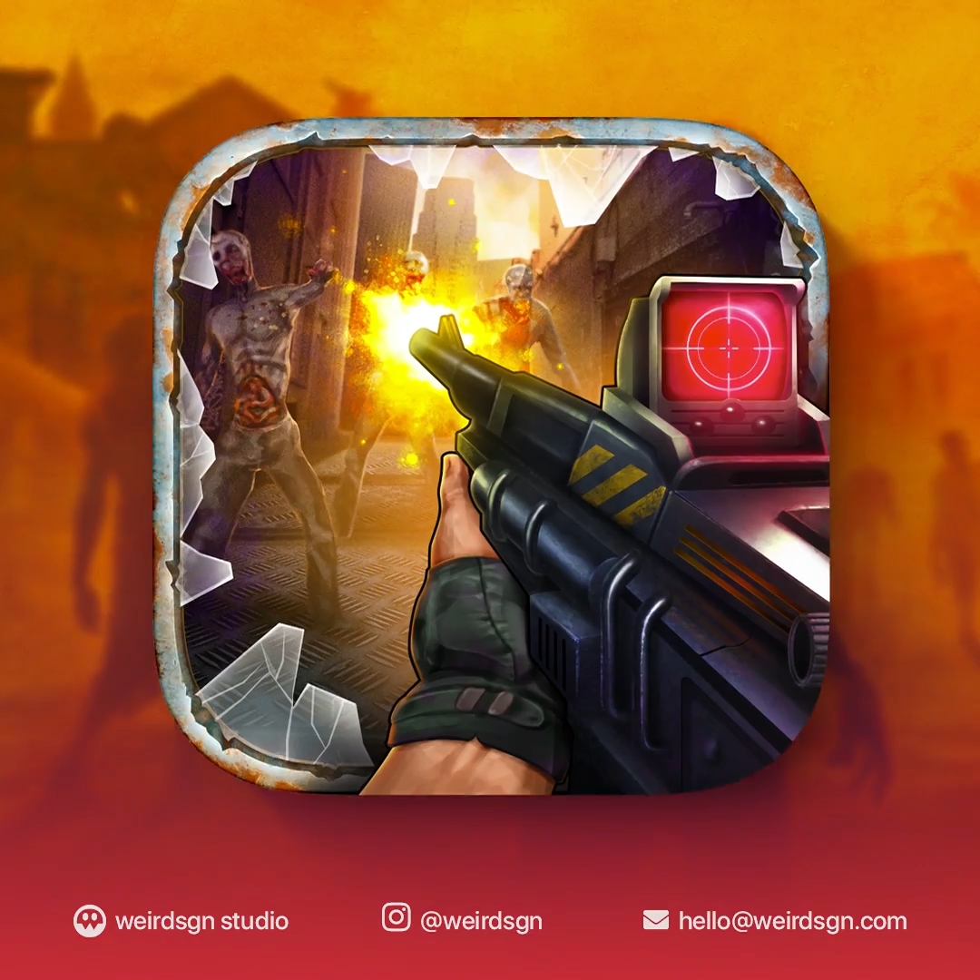 iOS Zombie Game Icon by weirdsgn studio on Dribbble