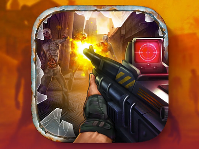 iOS Zombie Game Icon