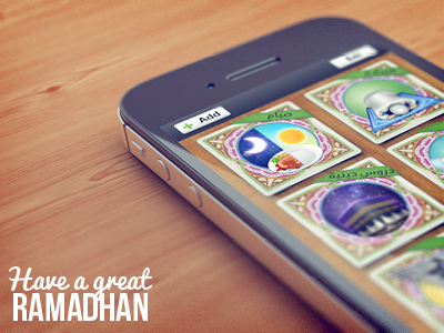 Islamic App UI illustration ios islam islamic kaaba moslem ui user interface weird