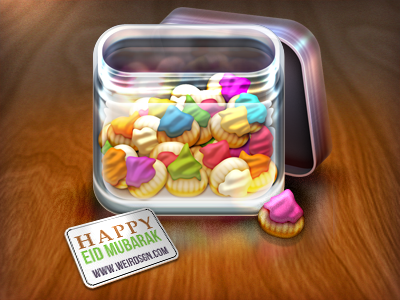 Happy Eid-ul Fitr :) cookies eid icon jar moslem mubarak weird