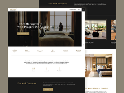Homepage concept - Hotel Operator