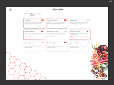 Daily UI 007 :: Settings