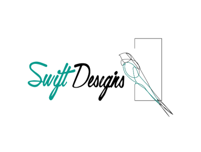 Swift Designs jewlery logo logo one color simple