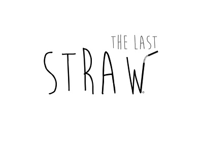 The Last Straw #2 branding clean graphic design logo minimal simplistic straw