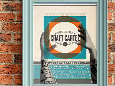 Craft Cartel 8.5 x11 poster design poster