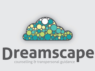 Dreamscape Counselling branding cloud counselling logo