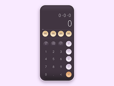 004 - Calculator dailyui design digital illustration ui vector