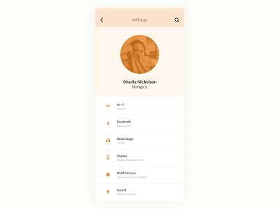 007 - Settings dailyui design digital mobile ui