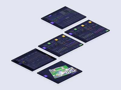 Energy Dashboard 2d abstract app dashboard design flat icon mockup ui ux website