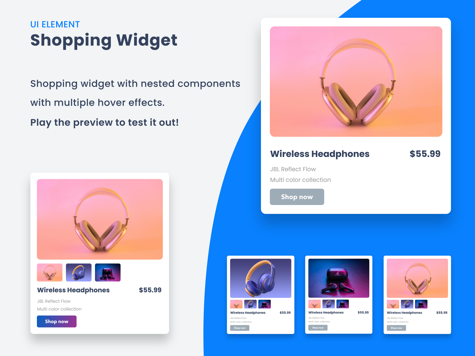 Shopping Widget by Muhammad Ammad on Dribbble
