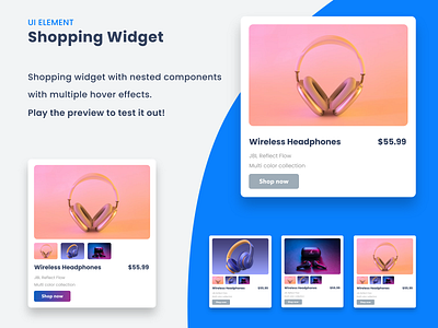 Shopping Widget