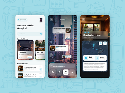 Travel App Design