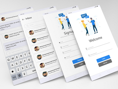 Chat Application chat app chat app design chat app ui design chat application chatting uidesign uxdesign