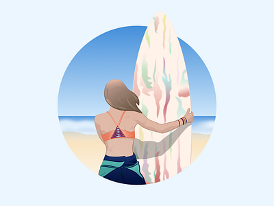 Surf illustration
