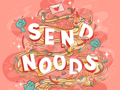 Send Noods Lettering