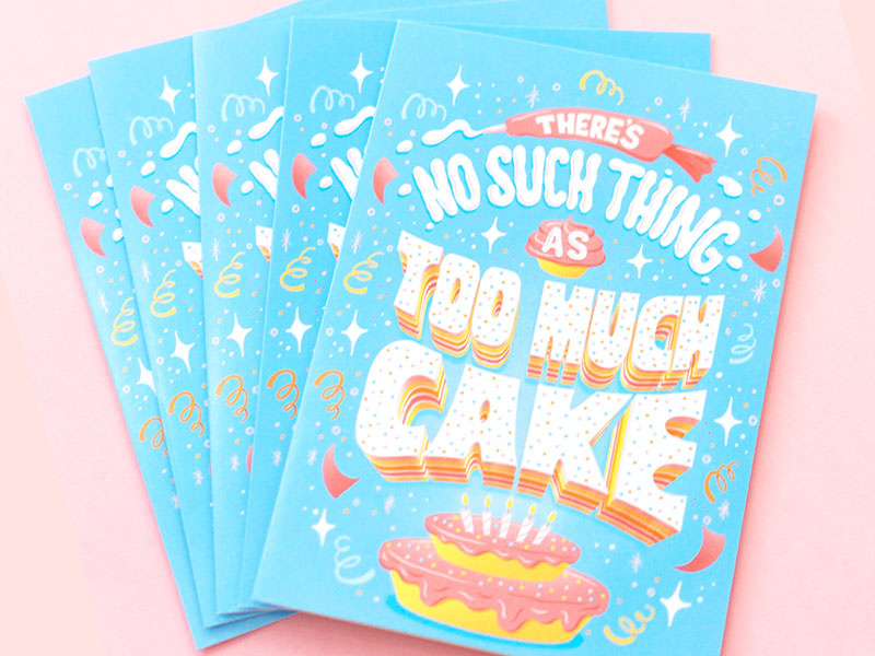 Birthday Cake Greeting Card