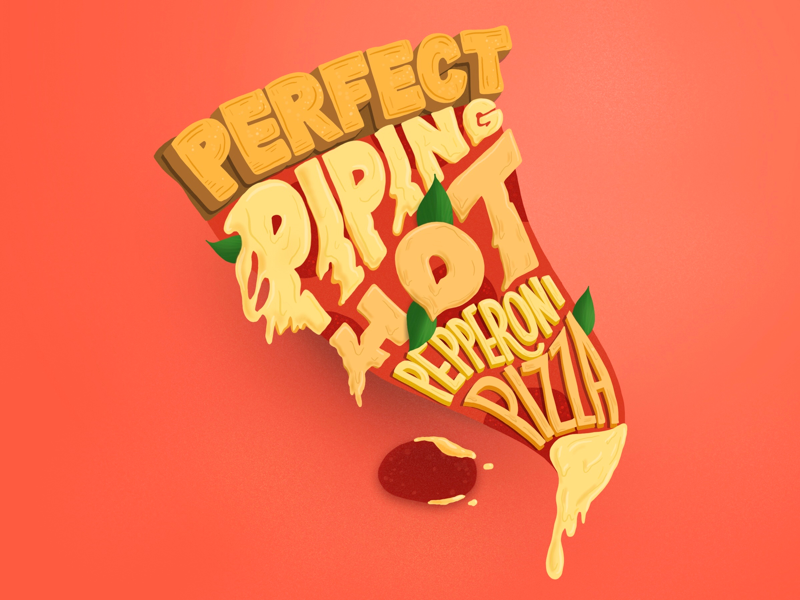 Pepperoni Pizza Font Urbanfontscom