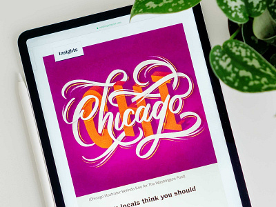 Chicago Lettering for the Washington Post