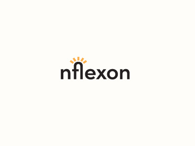 Nflexon logo logotype tech typography wordmark
