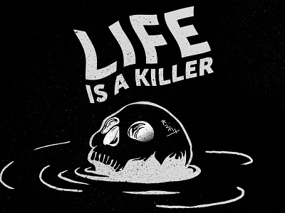 Is a killer. adobe alive art dead design illustration life photoshop wacom