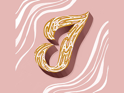36 Days of Type _ Letter J 36 days of type hand lettering j lettering procreate