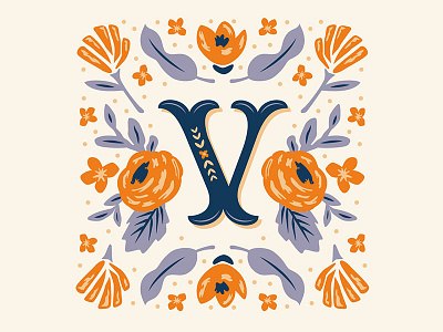 36 Days of Type _ Letter V 36 days of type floral hand lettering illustration lettering