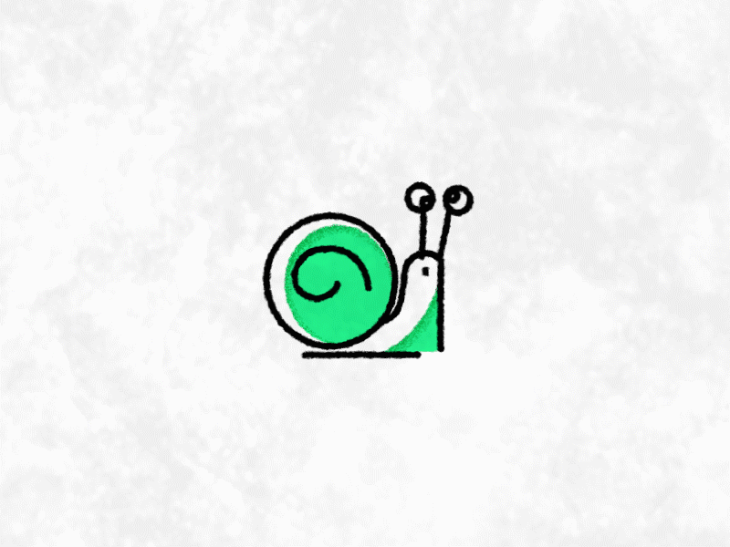 Snail-sleeping man Morphing gif icons illustration morphing motion design shapes simple ui