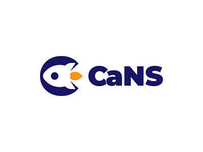 CaNS illustration logo rocket