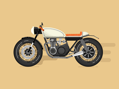 Motorbike illustration illustrator motorbike