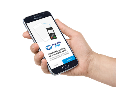 Mockup for mercadopago app app design onboarding onboarding screen