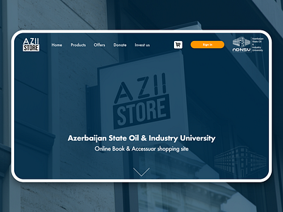 AZII Store online bookshop ui offer design material material design ui uiux ux ux design web web design