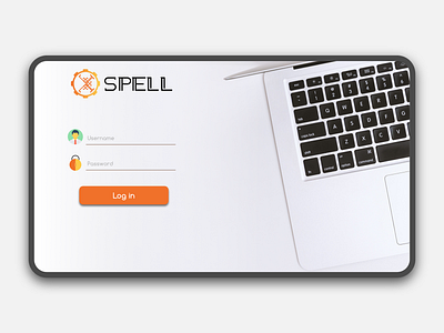 SPELL CMS Sign in UI Design