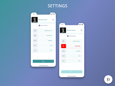 Settings page on the App #DailyUI007 #DailyUI app app design app apps application dailyui dailyui007 design material design ui uiux ux ux design vector