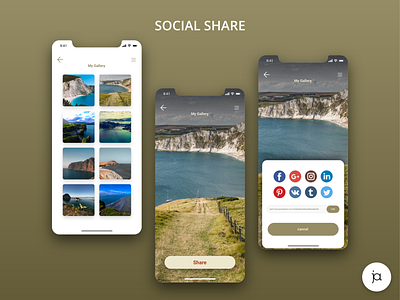 Social Share page #DailyUI010 #DailyUI