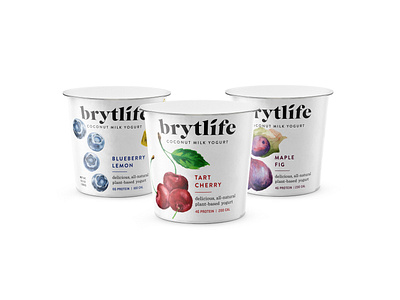 Brytlife Yogurt Packaging Design