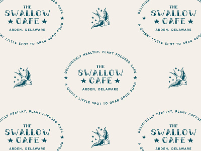 Swallow Cafe Badge & Logo