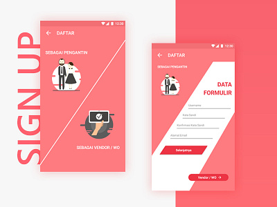 Sign Up Nikahin | #inspired app inpiration nikahin register sign ui up ux