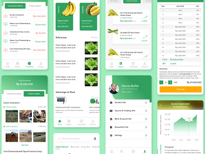 #Exploration — iPlant: Agri Investment Product agricultural agriculture agrotechnology app clean details exploration features investment iplant mobile app mobile ui plants simulation statistics transaction trees