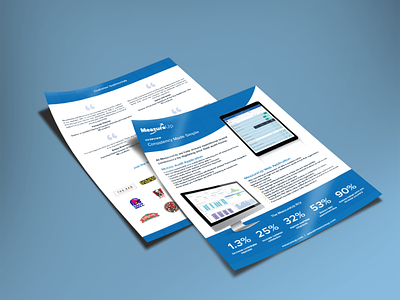 Consistency Made Simple ―One Pager brochure corporate economy flyer graphic design indesign report