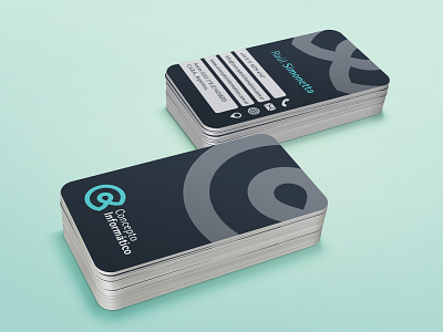IT Company ―Business Cards brand identity branding business card graphic design it logo stationery