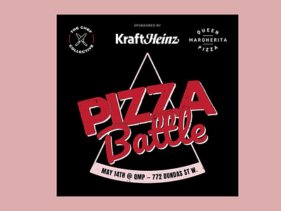 Pizza Battle ―Gastronomic Event cover digital flyer food gastronomy graphic design illustrator instagram logo pizza social media
