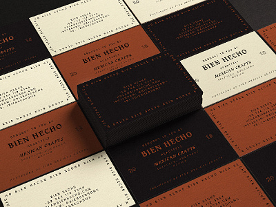 Bien Hecho Business Card branding card crafts design graphicdesign illustration mexican stationery