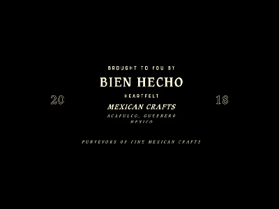 Bien Hecho Logo branding crafts design graphicdesign illustration logo mexican responsive