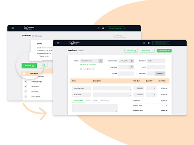 Invoice Ninja Rebrand SaaS - Invoice Creation Feature